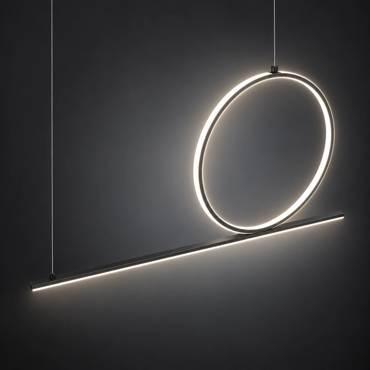 Люстра Berger 7023-PL-31 LED 31 Вт 4000 K, чорний
