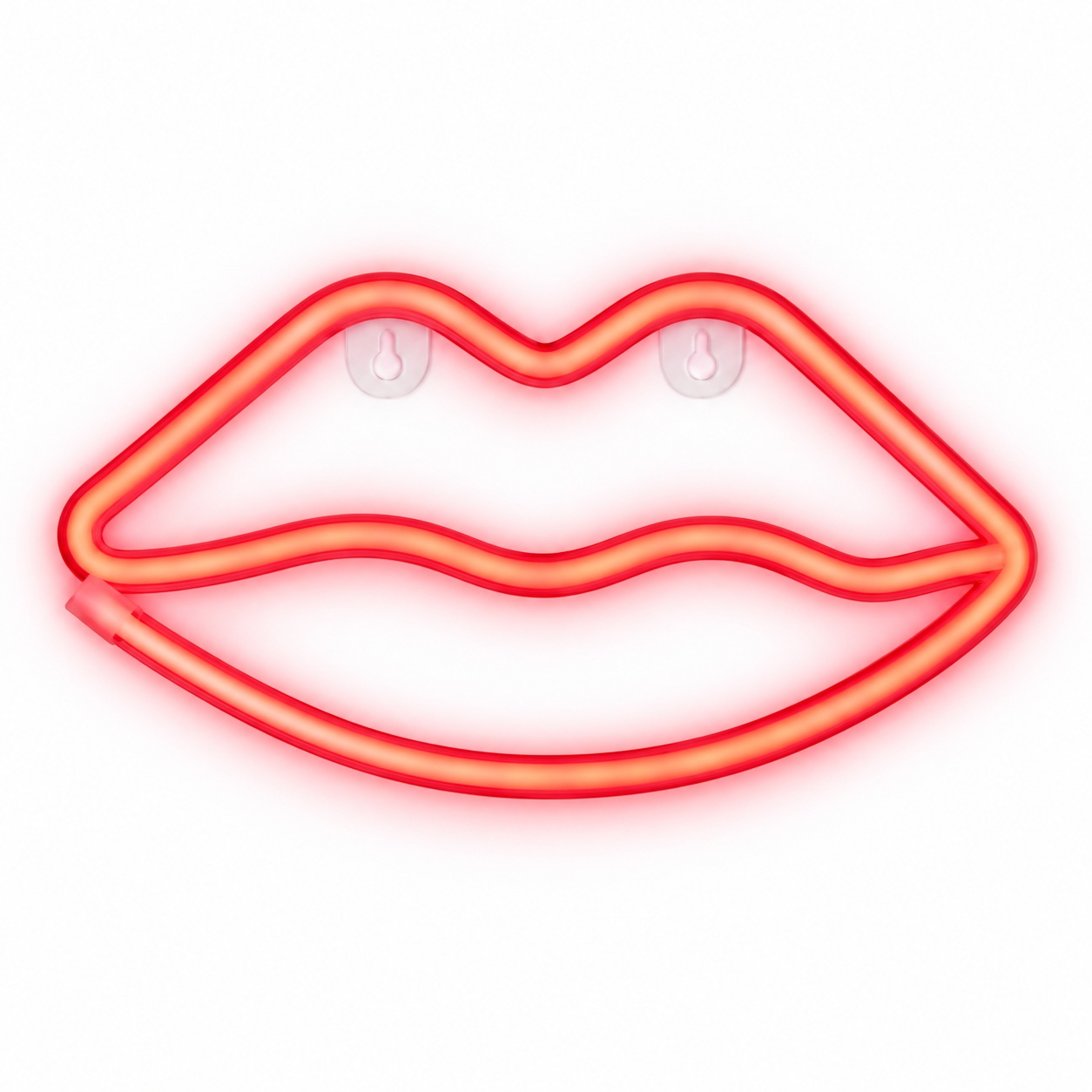 Настінний LED неоновий світильник Губи Arnolux 1.8W червоний (ARN-38-WL-Lips-RD)