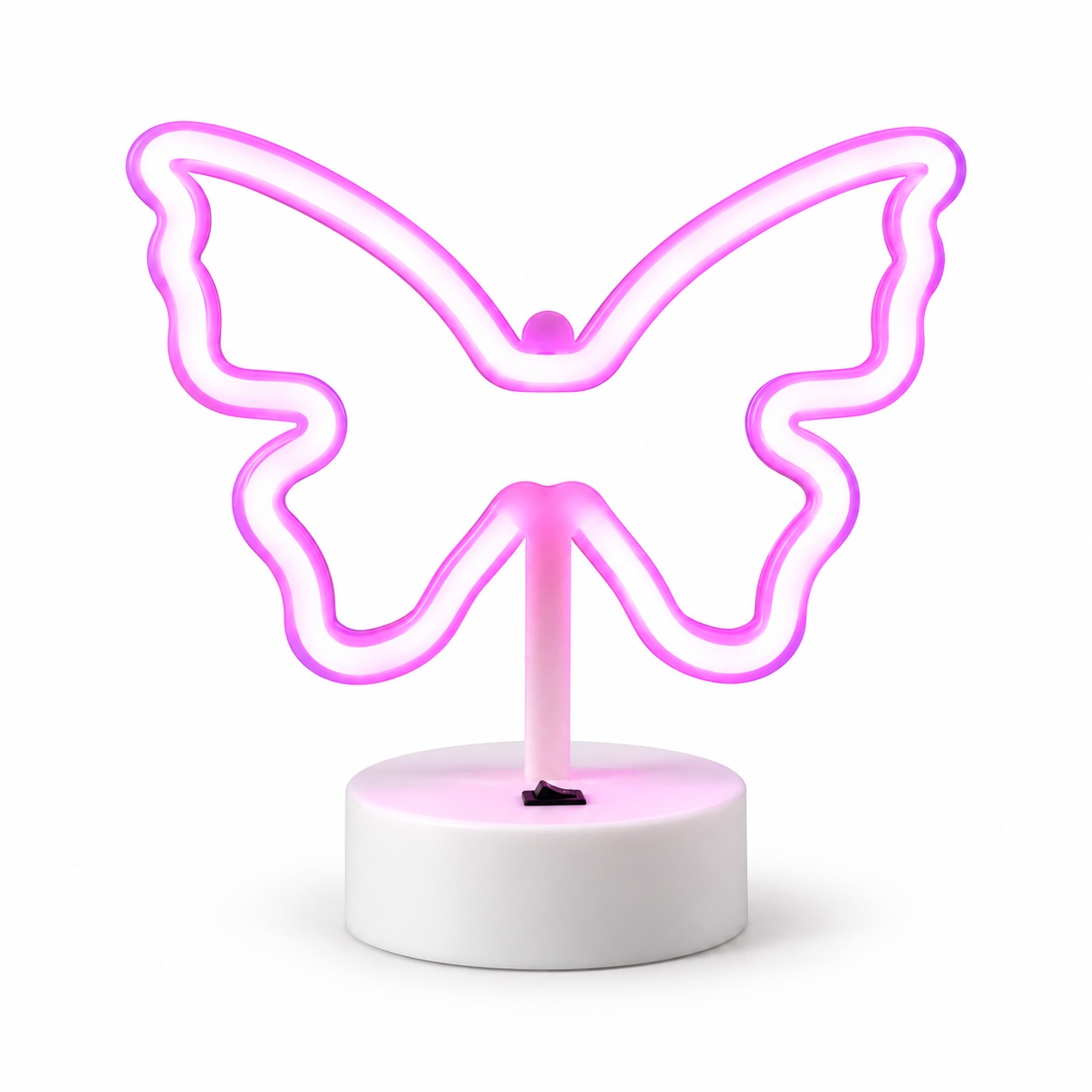 Настільний LED неоновий світильник Метелик Arnolux 1.7W рожевий (ARN-13-TL-Butterfly-PN)