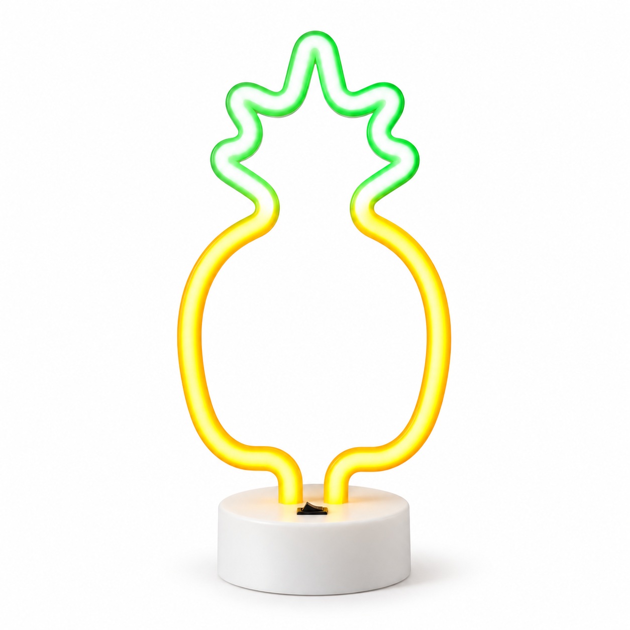 Настільний LED неоновий світильник Ананас Arnolux 1.7W жовтий зелений (ARN-02-TL-Pineapple-YLGR)