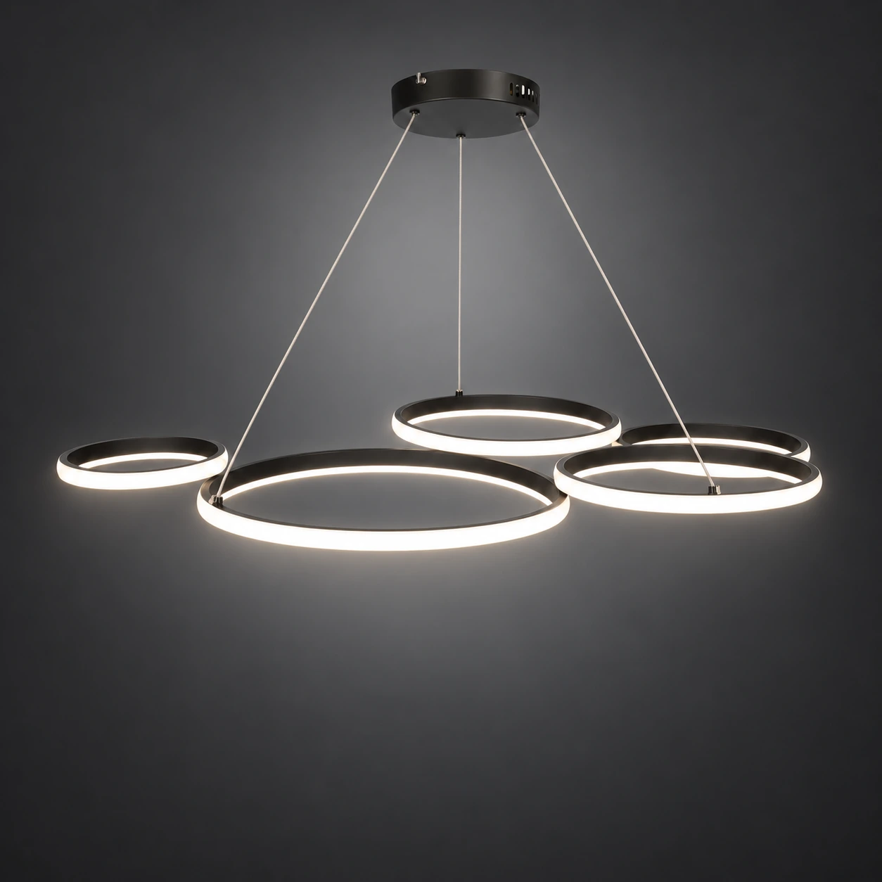 Люстра Berger 7023-PL-58 LED 58 Вт 4000 K, чорний