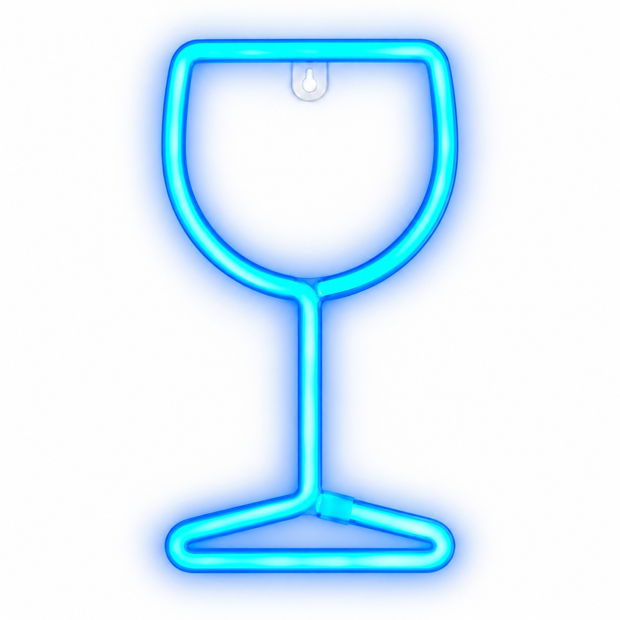 Настінний LED неоновий світильник Келих Arnolux 1.9W синій (ARN-55-WL-WineGlass-BL)