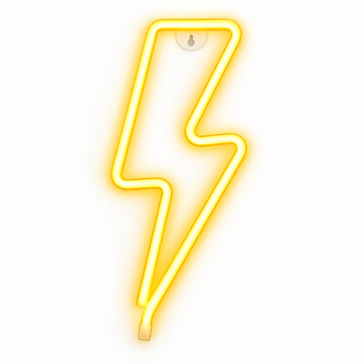 Настінний LED неоновий світильник Блискавка Arnolux 1.7W жовтий (ARN-34-WL-Lightning-YL)