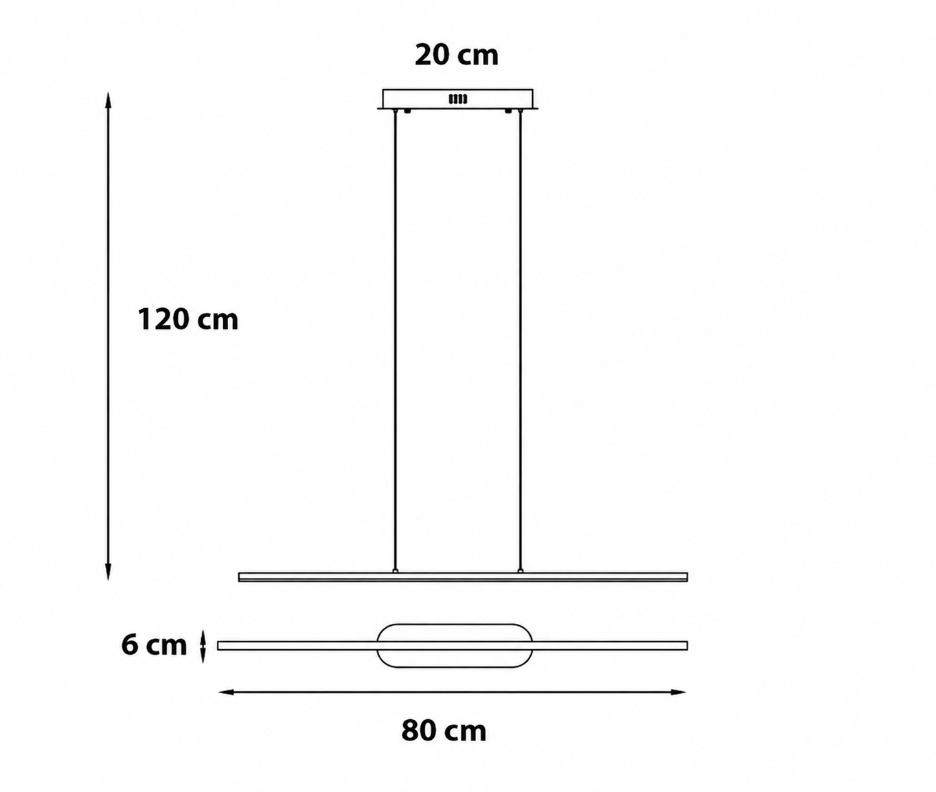 Люстра Berger 7019-PL-16 LED 16 Вт 4000 K, чёрный · 3