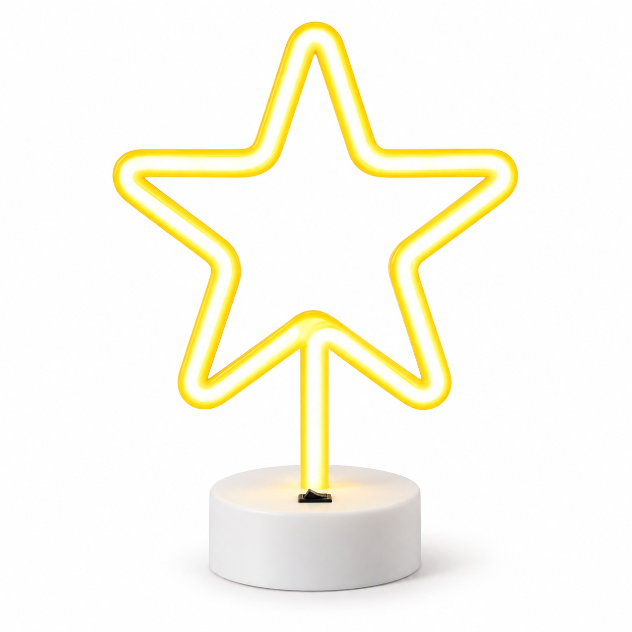 Настільний LED неоновий світильник Зірка Arnolux 1.9W жовтий (ARN-04-TL-Star-YL)