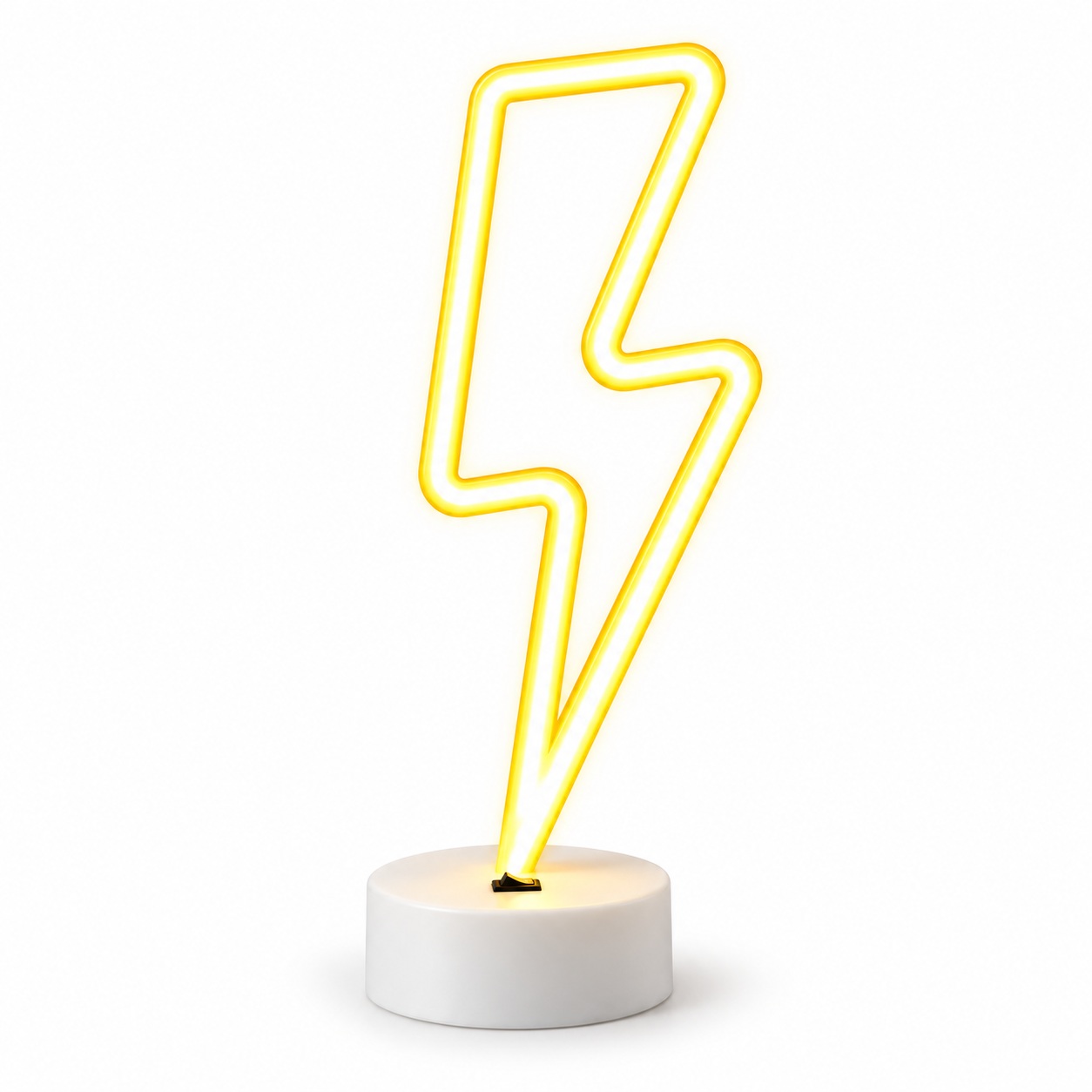 Настільний LED неоновий світильник Блискавка Arnolux 1.9W жовтий (ARN-10-TL-Lightning-YL)