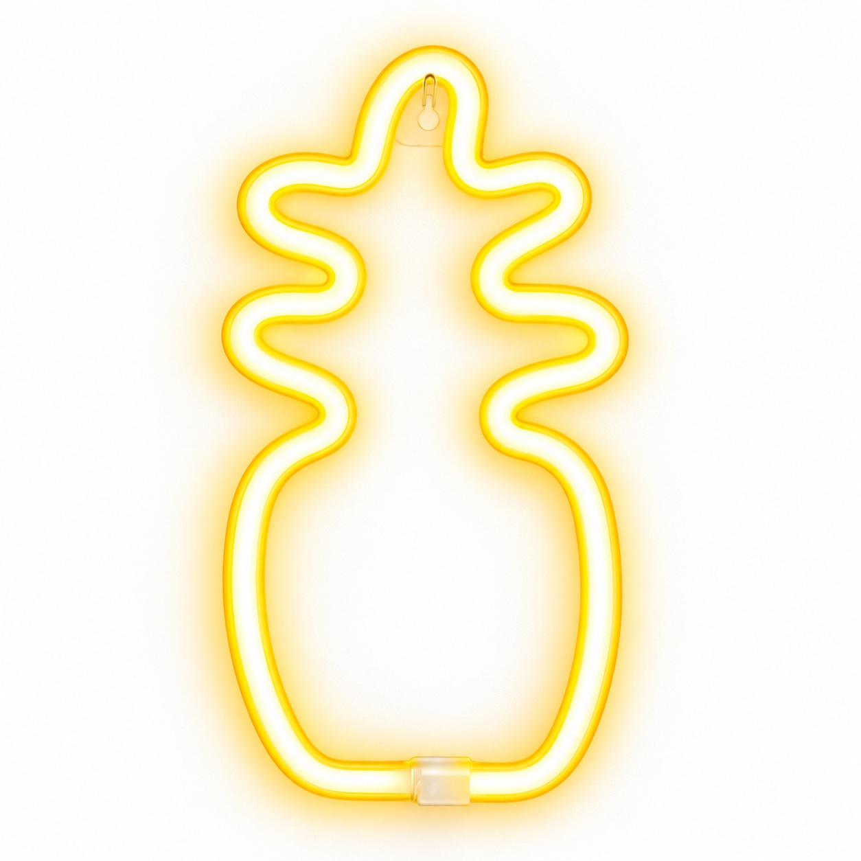 Настінний LED неоновий світильник Ананас Arnolux 1.8W жовтий (ARN-39-WL-Pineapple-YL)