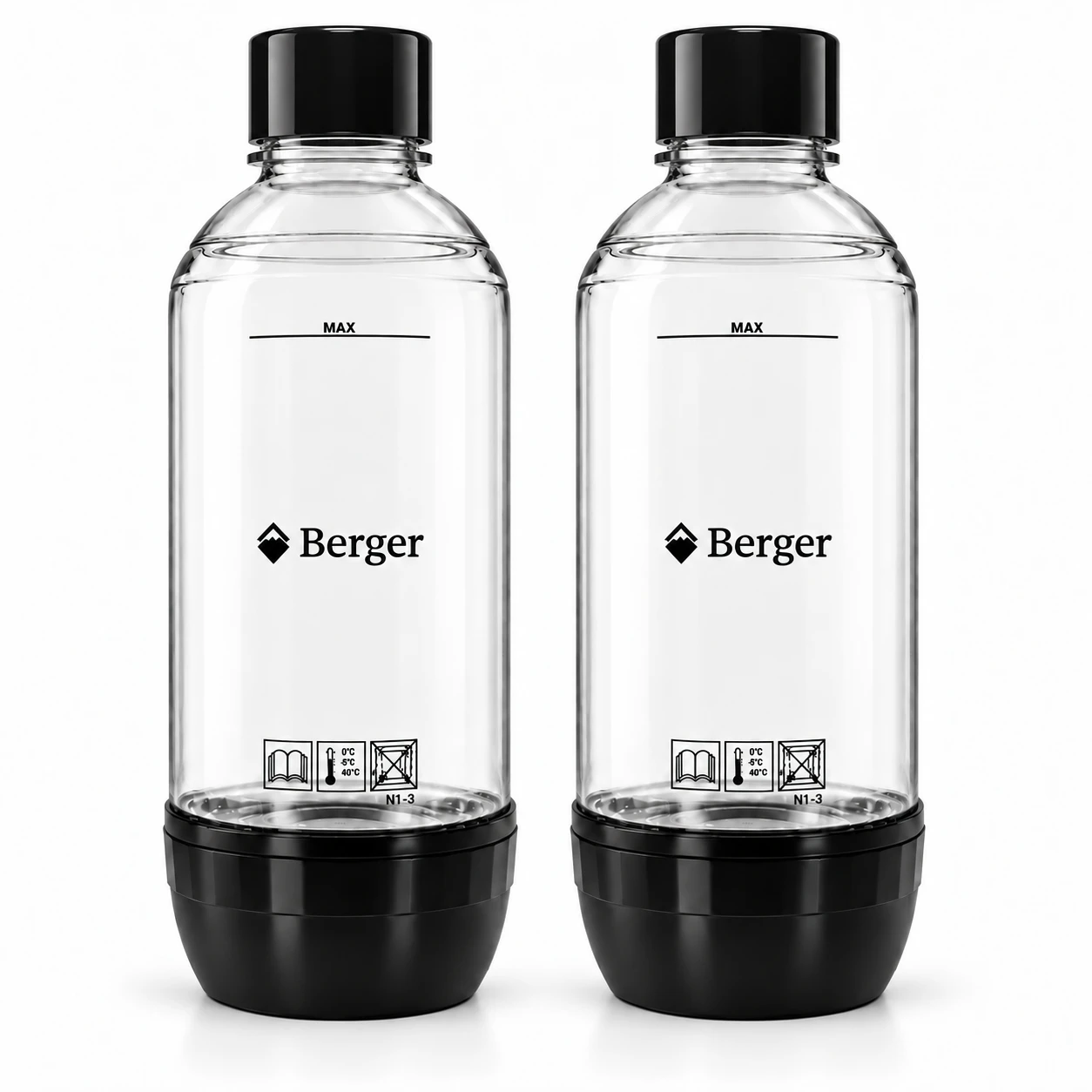 Набір пляшок Berger для сифонів SodaStream та Berger, 2 шт. по 0,5 л · 3