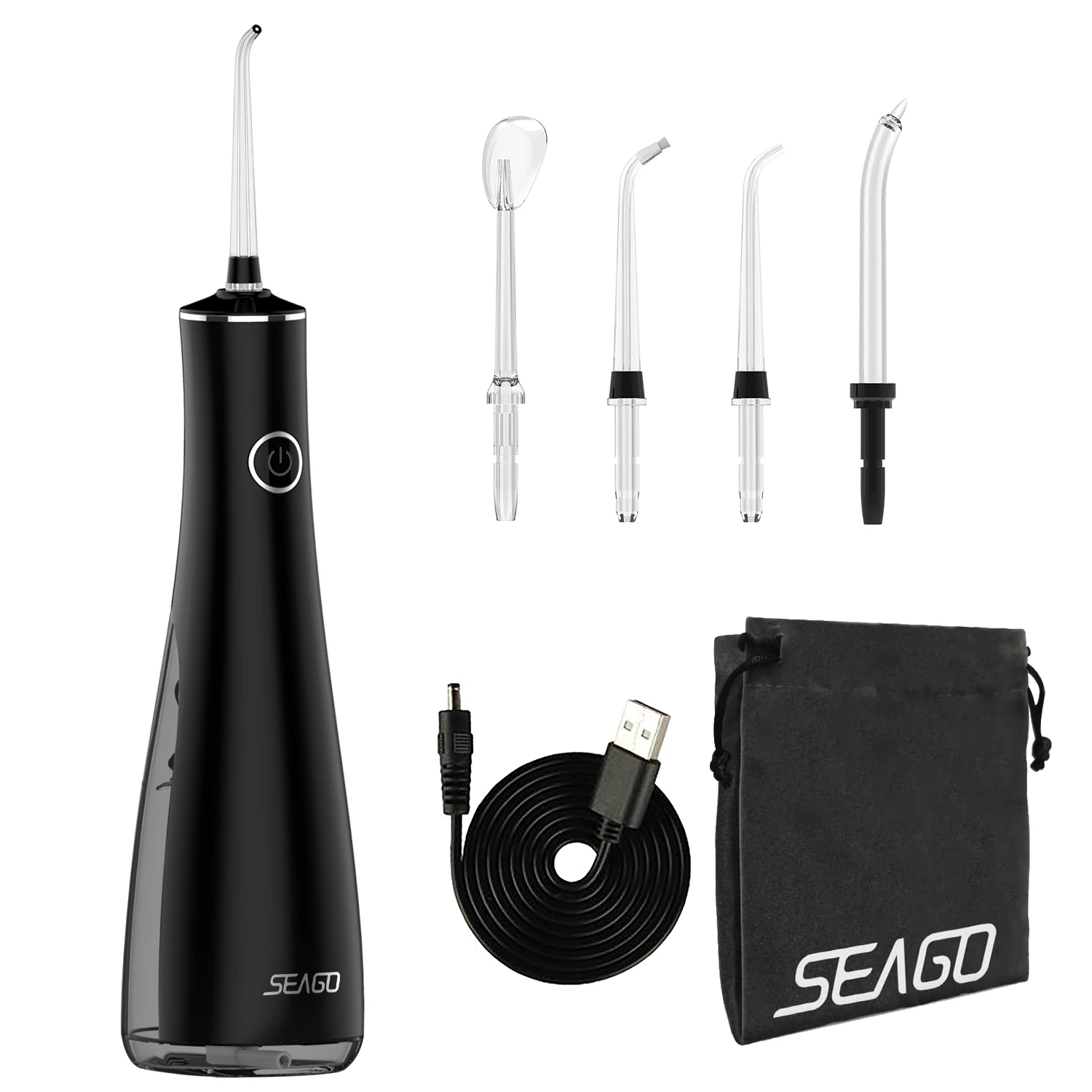 Портативний іригатор Seago SG-8001 чорний USB · 5