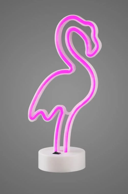 Настільний LED неоновий світильник Фламінго Arnolux 1.7W рожевий (ARN-06-TL-Flamingo-PN) · 5