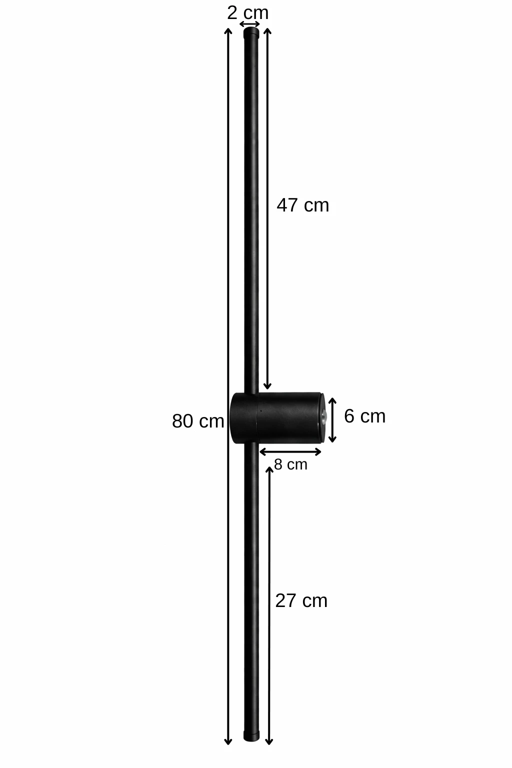 Бра Berger 1037-WL-12 LED 12 Вт 4000 K, чорний · 7