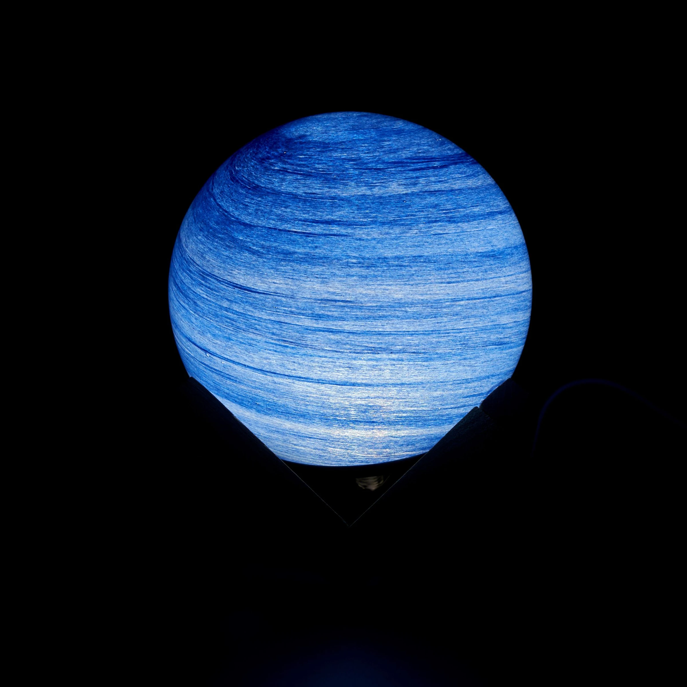LED-нічник Berger 1039-NL-12 Glass Planet 3 Вт, синій · 4