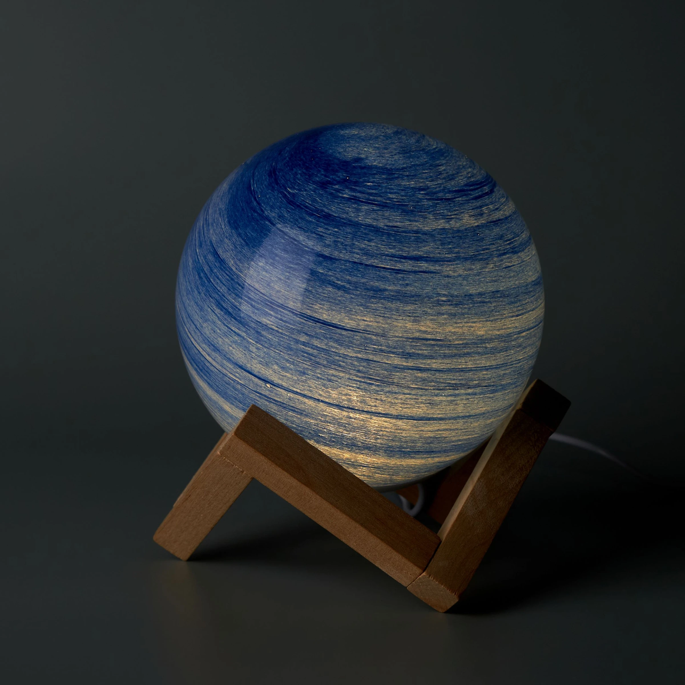 LED-нічник Berger 1039-NL-12 Glass Planet 3 Вт, синій · 6