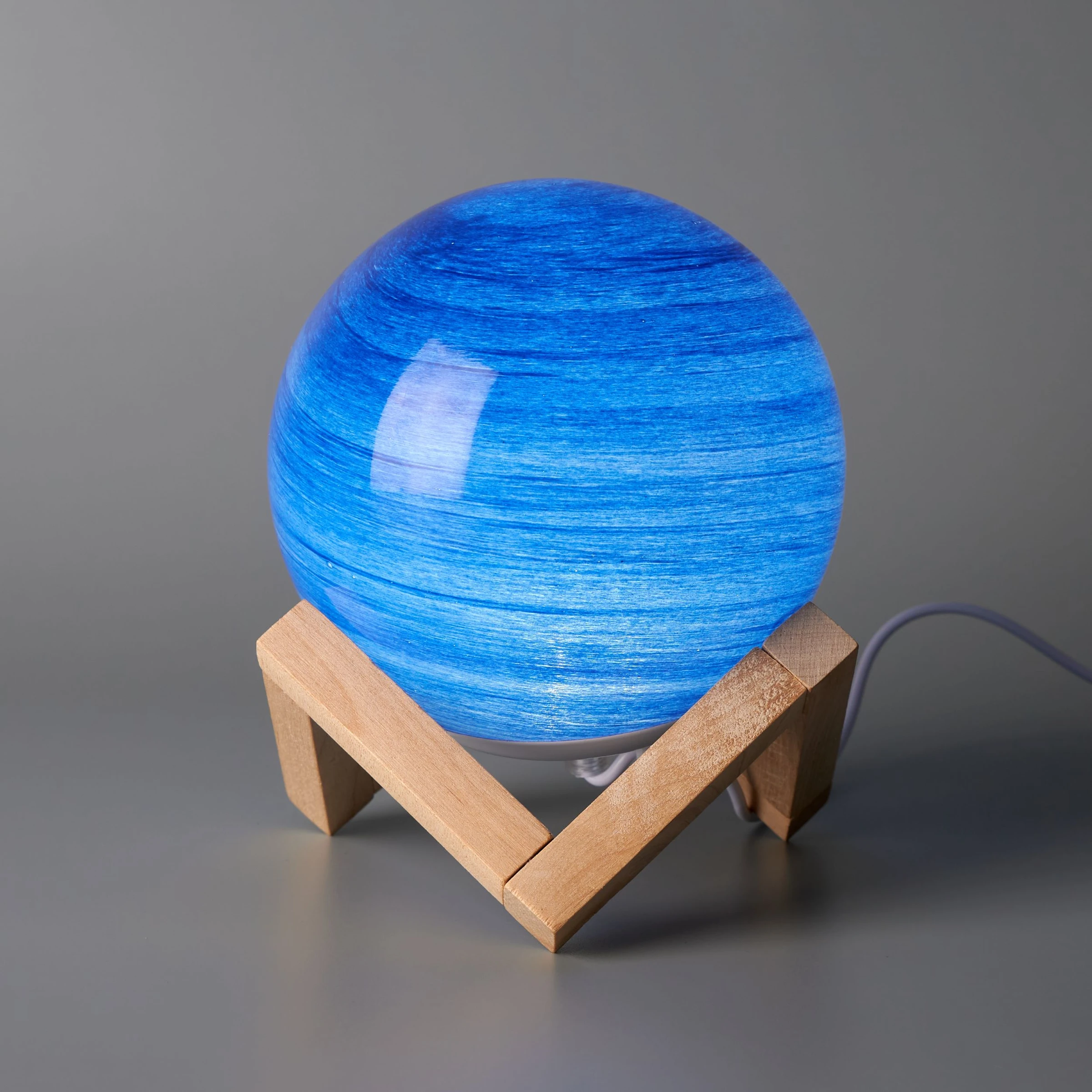 LED-нічник Berger 1039-NL-12 Glass Planet 3 Вт, синій · 3