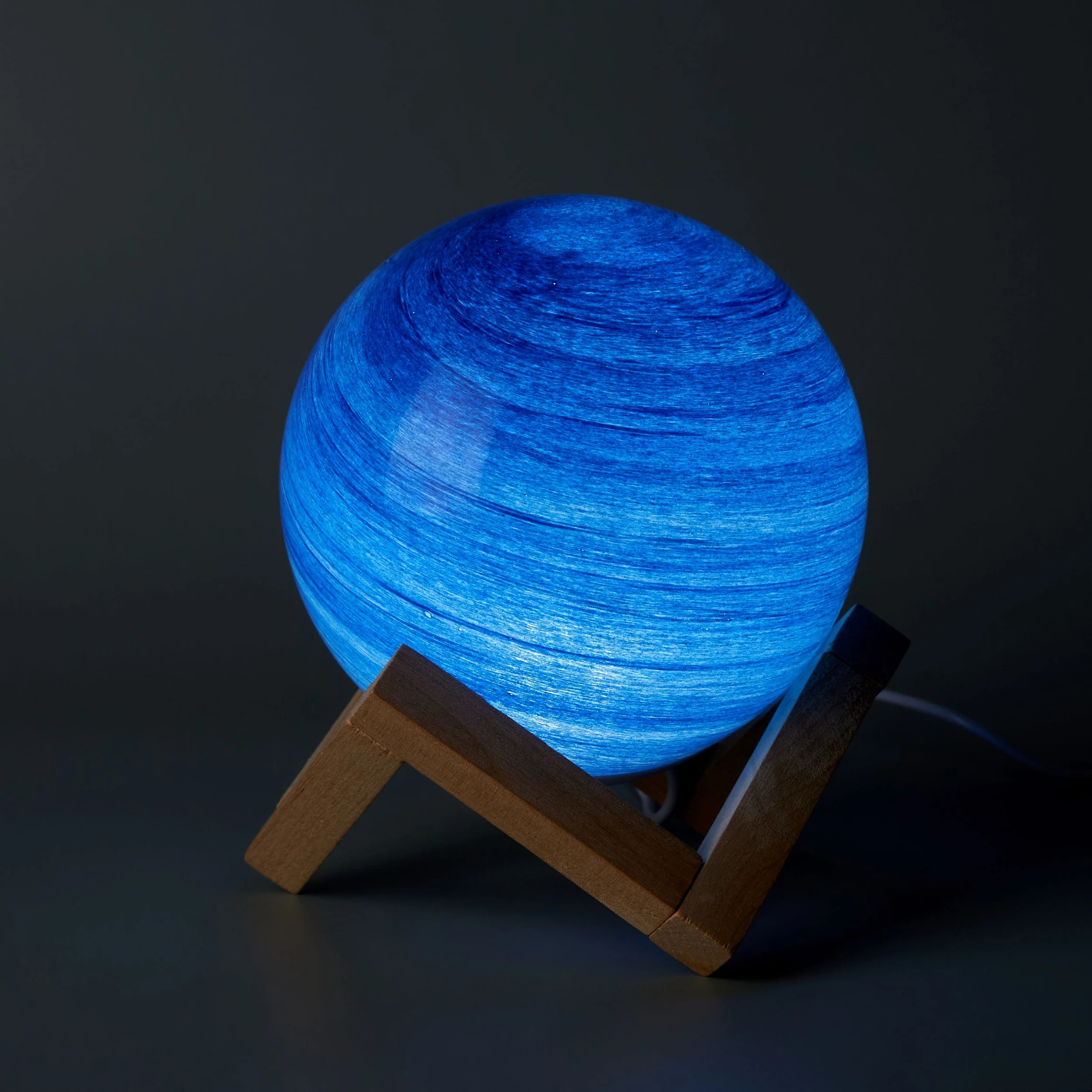 LED-нічник Berger 1039-NL-12 Glass Planet 3 Вт, синій · 5