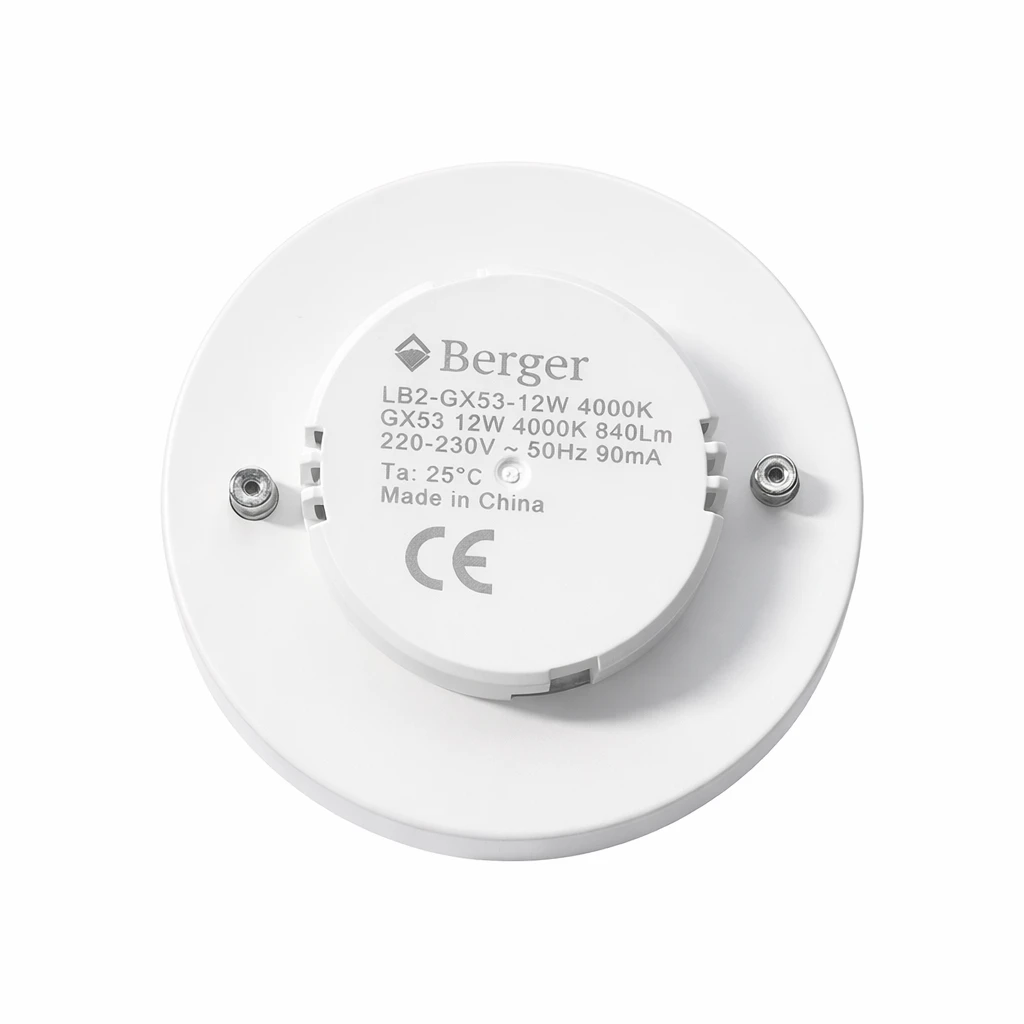 LED-лампа Berger LB2-GX53-12W 12 Вт 4000 K 4000K · 5