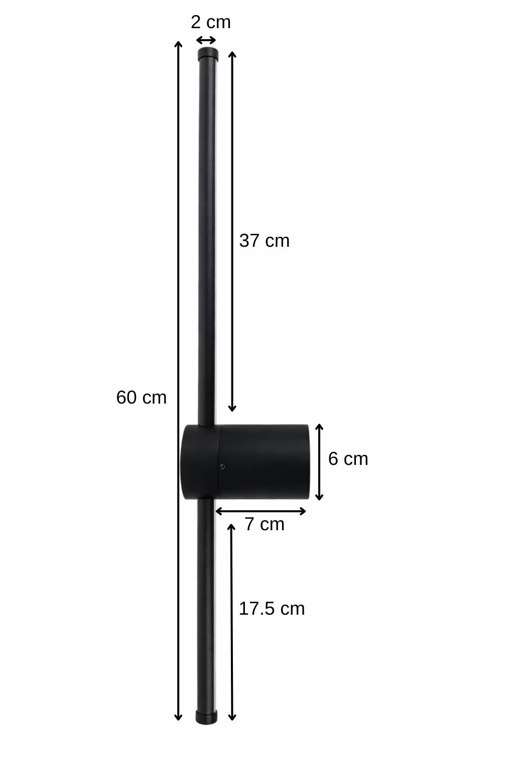 Бра Berger 1037-WL-9 LED 9 Вт 4000 K, чорний · 7