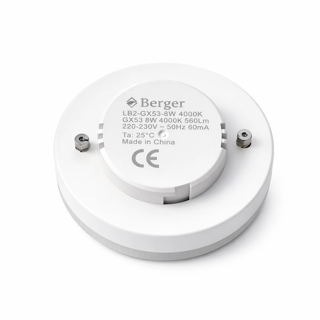LED-лампа Berger LB2-GX53-8W 8 Вт 4000 K 4000K · 6