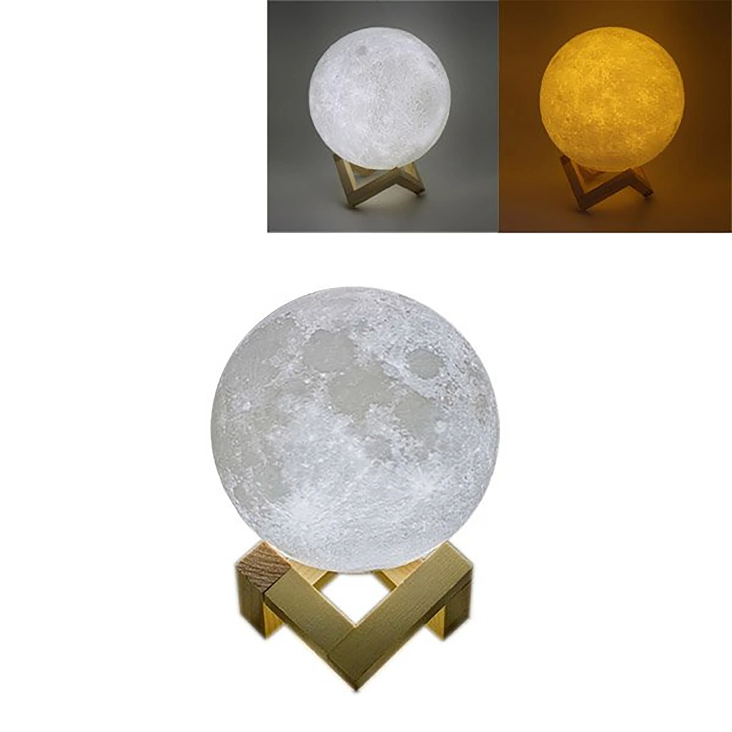 LED-нічник Berger 1039-NL-15 Moon RGB 3 Вт · 9