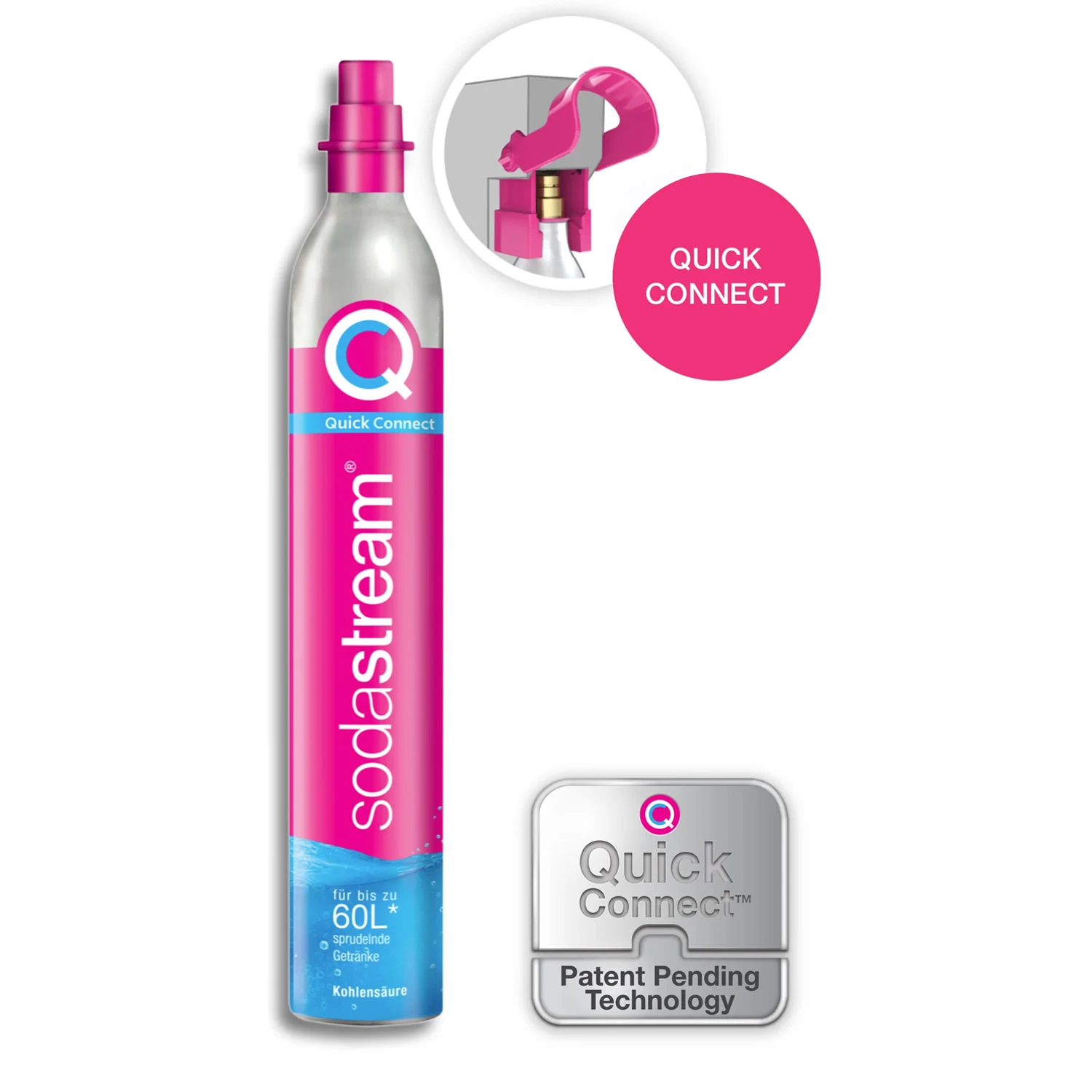 Повний балон CO2 SodaStream Quick Connect 425 г · 3