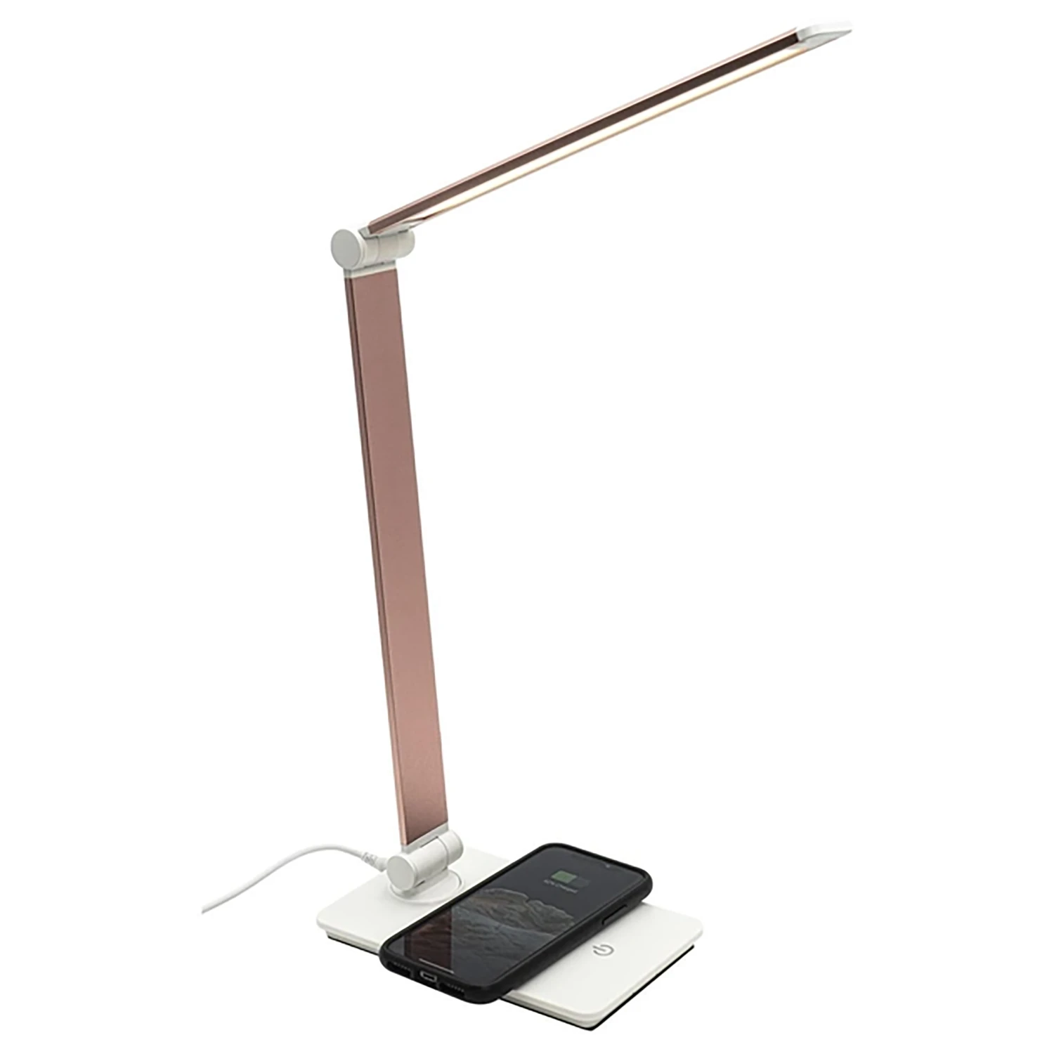 Настільна лампа Berger 1041-TL-11 LED Qi 4000 K, рожеве золото · 4