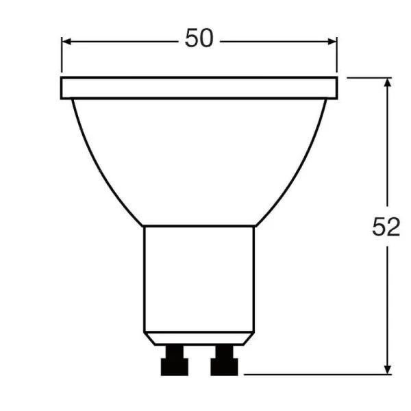 LED-лампа Bergs LB1-GU10-6W 6 Вт 4000 K, білий · 3