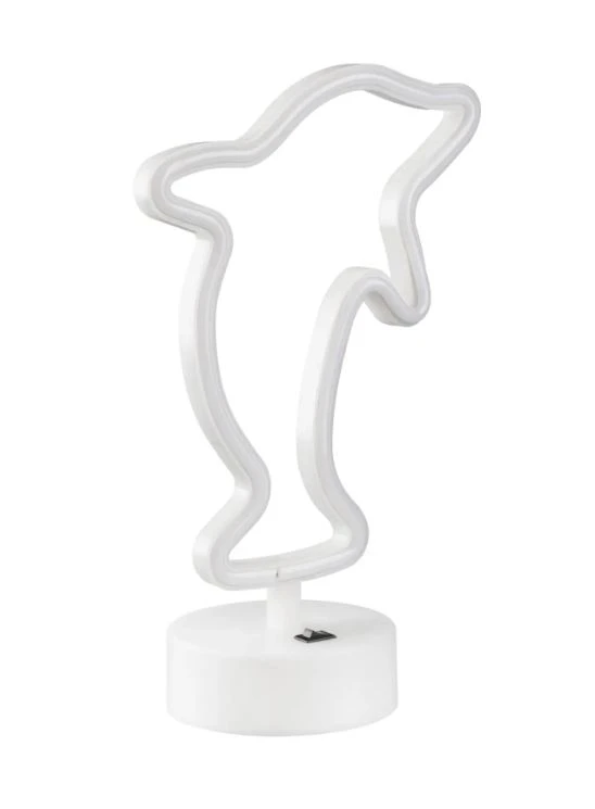 Настільний LED неоновий світильник Дельфін Arnolux 1.8W синій (ARN-14-TL-Dolphin-BL) · 4