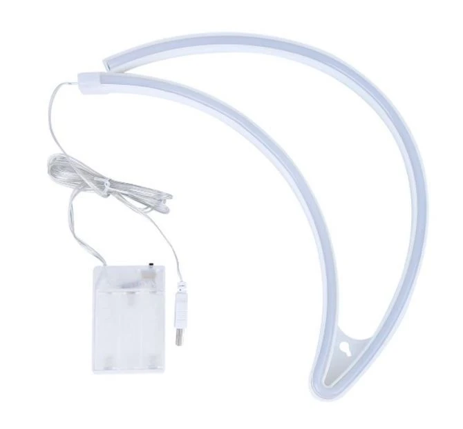 Настінний LED неоновий світильник Місяць Arnolux 1.7W жовтий (ARN-35-WL-Moon-YL) · 4