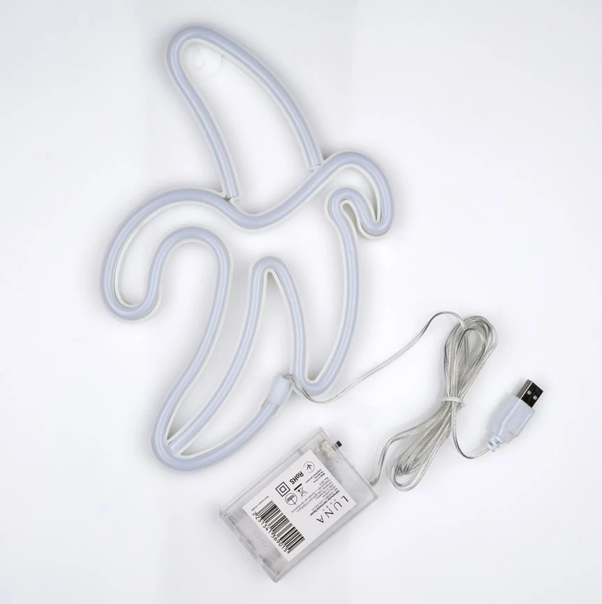 Настінний LED неоновий світильник Банан Arnolux 1.9W жовтий (ARN-51-WL-Banana-YL) · 3
