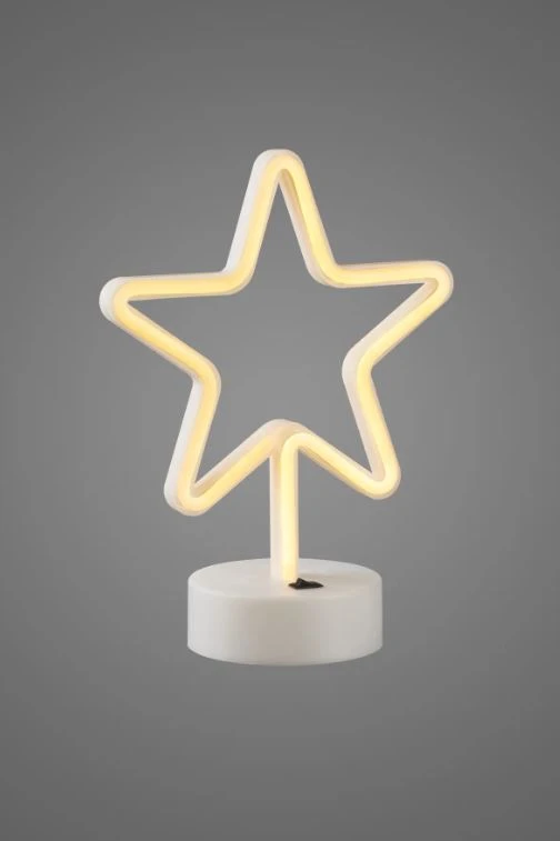 Настільний LED неоновий світильник Зірка Arnolux 1.9W жовтий (ARN-04-TL-Star-YL) · 4