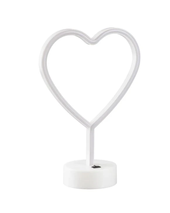 Настільний LED неоновий світильник Серце Arnolux 1.9W рожевий (ARN-05-TL-Heart-PN) · 6