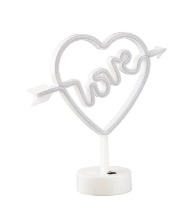 Настільний LED неоновий світильник Love Arnolux 1.9W рожевий (ARN-03-TL-Love-PN) · 5