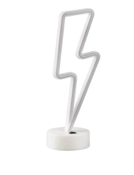 Настільний LED неоновий світильник Блискавка Arnolux 1.9W жовтий (ARN-10-TL-Lightning-YL) · 6