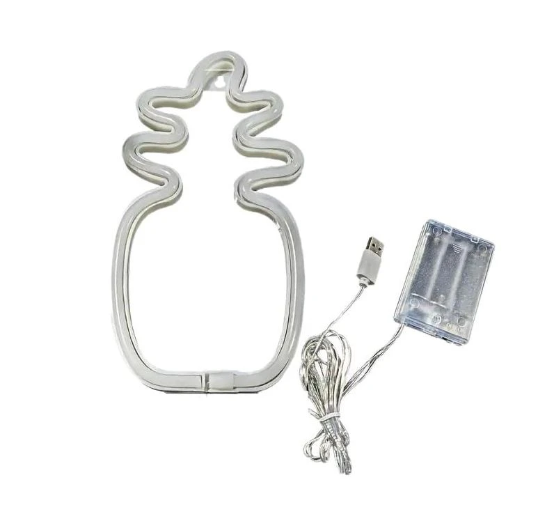 Настінний LED неоновий світильник Ананас Arnolux 1.8W жовтий (ARN-39-WL-Pineapple-YL) · 6