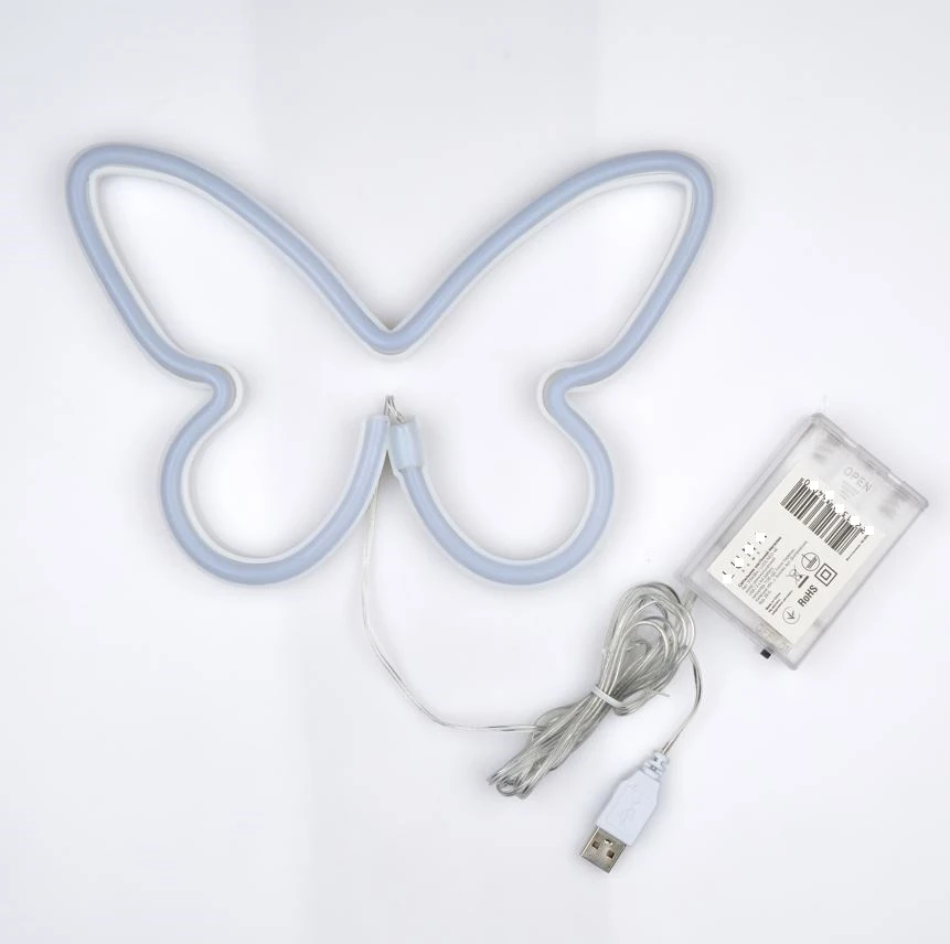 Настенный LED неоновый светильник Бабочка Arnolux 1.9W разноцветный (ARN-46-WL-Butterfly-ML) · 5