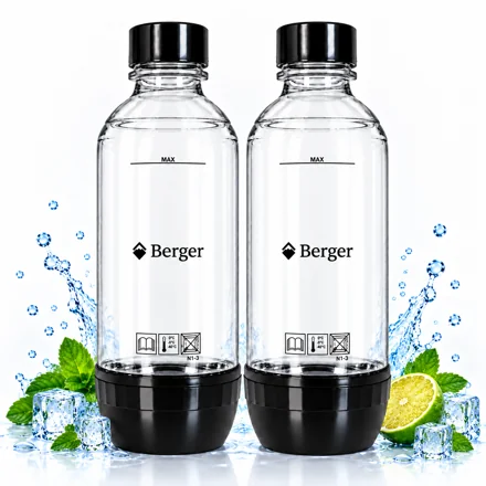 Набір пляшок Berger для сифонів SodaStream та Berger, 2 шт. по 0,5 л