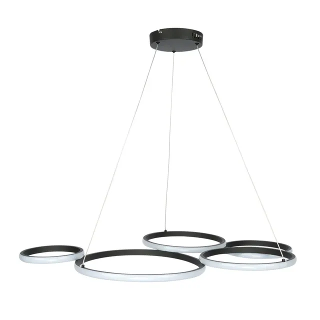 Люстра Berger 7023-PL-58 LED 58 Вт 4000 K, чорний · 2