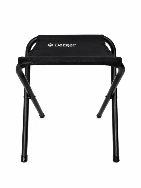 Табуретка розкладна туристична Berger CF-2203 чорна до 100 кг