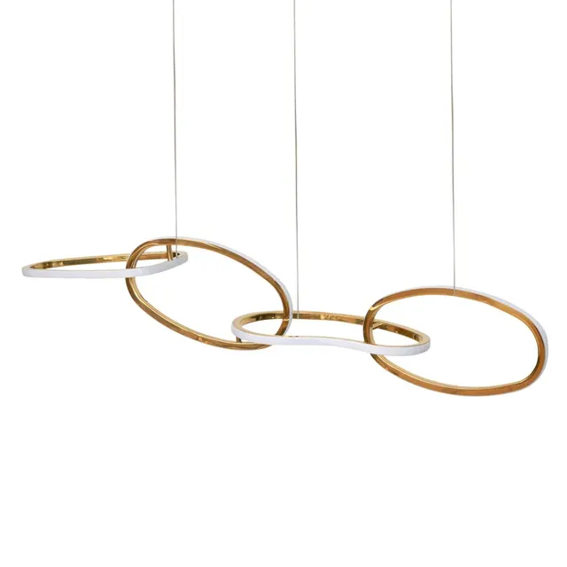Люстра Berger 7017-PL-56 LED 56 Вт 3000 K, золотистий · 4