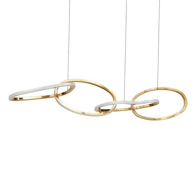 Люстра Berger 7017-PL-56 LED 56 Вт 3000 K, золотистий · 5