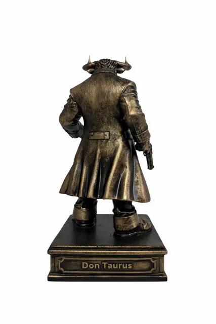 Статуетка DIKOCE Бик Don Taurus 24 см, антична бронза · 6
