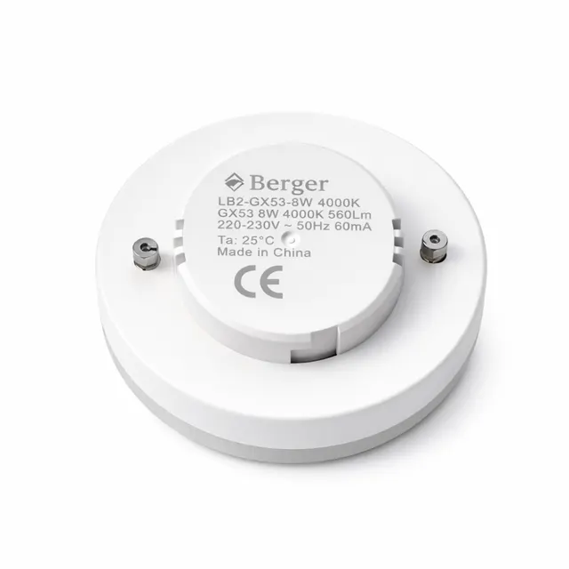LED-лампа Berger LB2-GX53-8W 8 Вт 4000 K 4000K · 2