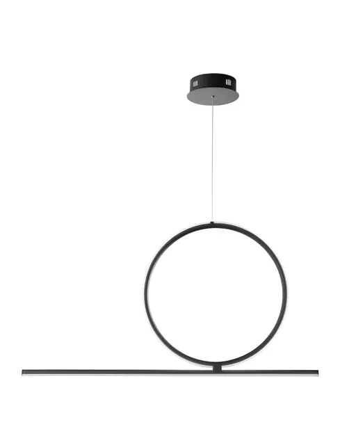 Люстра Berger 7023-PL-31 LED 31 Вт 4000 K, чорний · 2