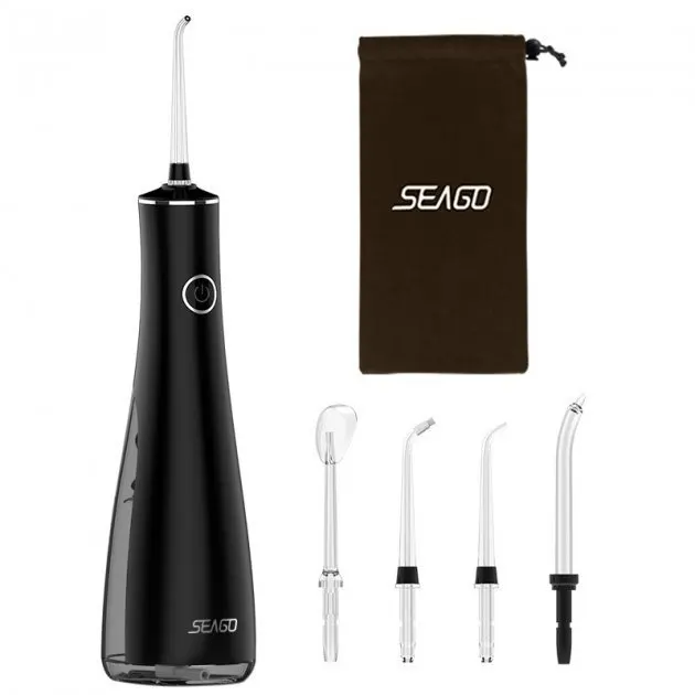 Портативний іригатор Seago SG-8001 чорний USB · 3