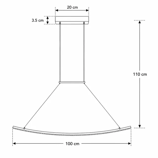 Люстра Berger 7020-PL-21 LED 21 Вт 4000 K, чорний · 9