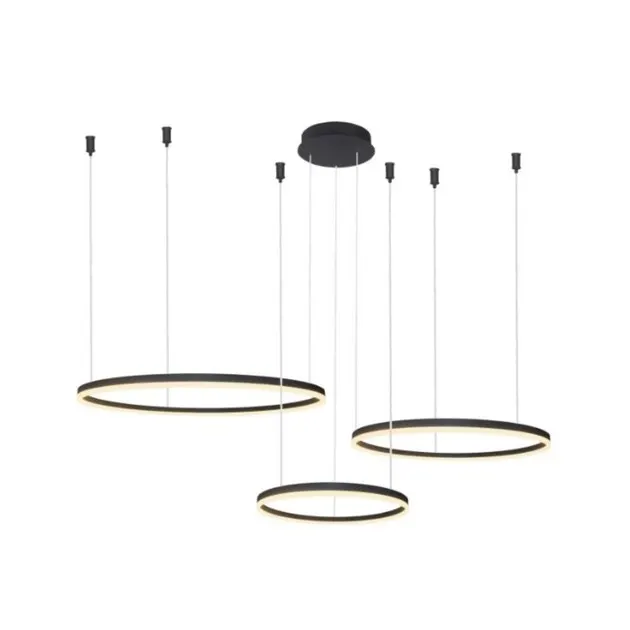 Люстра Bergs 7013-PL-75 LED 75 Вт 4000 K, чорний