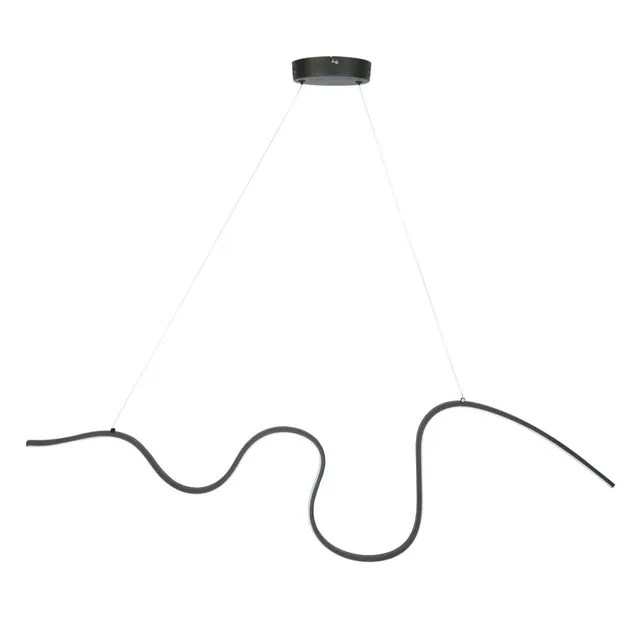 Люстра Berger 7023-PL-25 LED 25 Вт 4000 K, чорний · 2