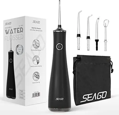 Портативний іригатор Seago SG-8001 чорний USB · 2