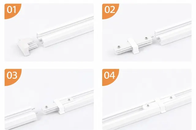 Комплект трекового освітлення Bergs 511T1-100-4GU10 4 × GU10, білий · 13