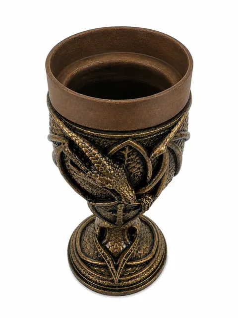 Бокал для вина DIKOCE Дракон 200 мл, античная бронза · 2